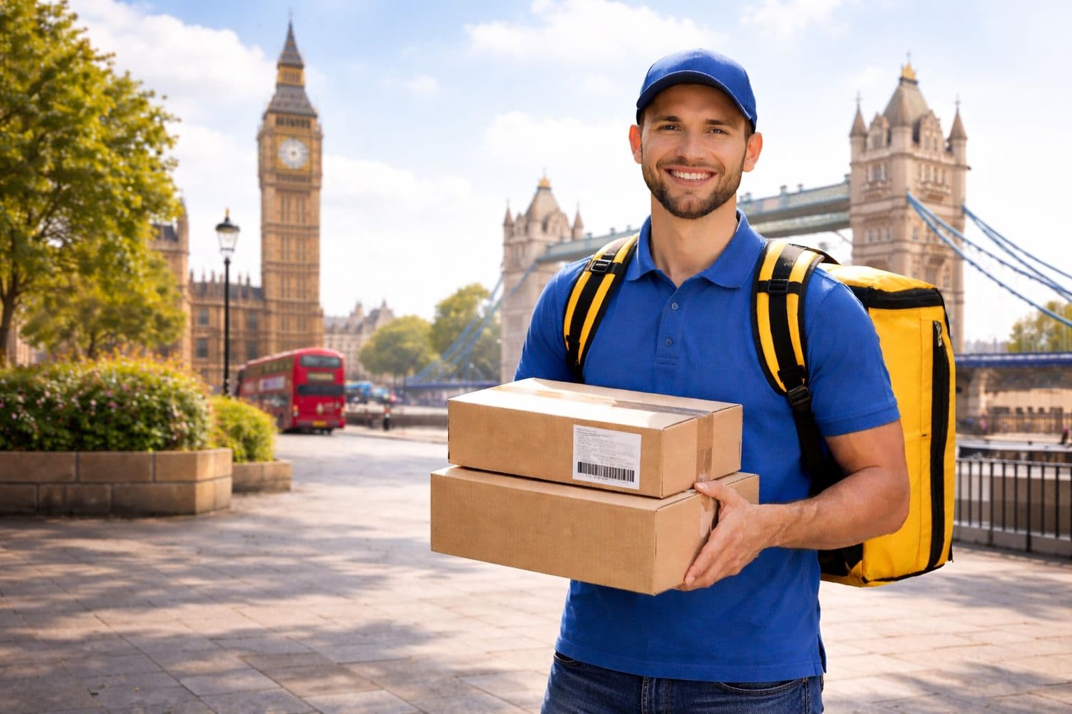 Courier and logistics driver in London for same day delivery